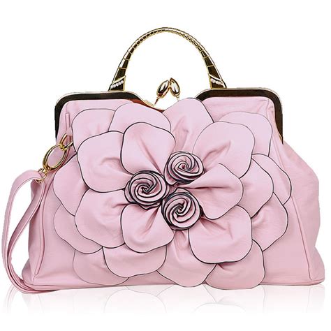 dg purses with pink flowers